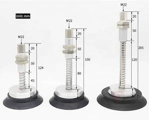 H-Series Sets Rubber Silicone Vacuum Pump Suction Cup Strong Hand Tools Industrial Vacuum Suction Cups