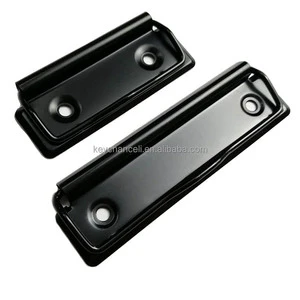 70mm 100mm Matte Black Restaurant Menus Wooden Board Clip Clamp Metal Clipboard Clip Filing Clip for Paper Newspaper Drawing