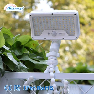 Solarup Superior Flexibility Solar Motion Sensor LED Weatherproof Garden Camping Lantern Tripod Wireless Control High Brightness
