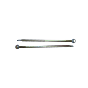 Hex Head Zinc Plated C1022 Metric Coarse Thread Sandwich Panel Screw Long Tek Self Drilling Fastener For Steel Roofing Systems