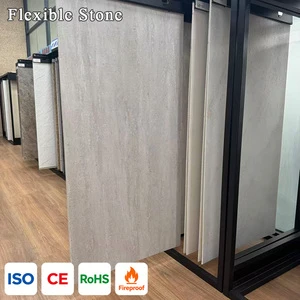 Wholesale Flexible Stone Wall Panel 3D Texture Slate Exterior Wall Cladding Bendable MCM Soft Stone for Project Decor