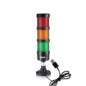 ONN-M4 DC5V USB Led Signal Tower Light With Buzzer 1-5 Layers RYGBW