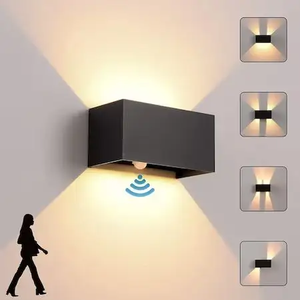 Modern IP65 Waterproof Aluminum LED Outdoor Wall Lamp with Up/Down Mount for Home Decor and Courtyard Garden