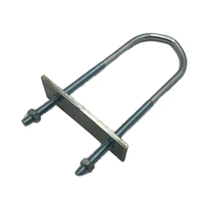 U Bolt M5*250 MM Turkish Manufacturer High Strength Galvanized Heavy Duty Clamp Nut Washer Steel Sieve 3-Year Warranty General