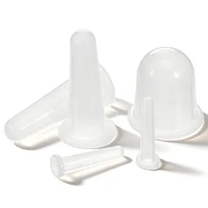 Silicone Anti-Cellulite Cup Vacuum Massage Suction Cups Body Pain Relief Roller for Face Cupping Therapy Manual Suction Cups