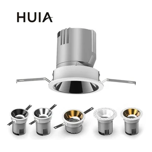 Modern Embedded Aluminium Downlights Living Room Recessed Ceiling Cob Led Downlight