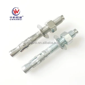 A2-70 Stainless Steel Stud Anchors Concrete Wedge Anchor Bolt M6-M20 Strong for Secure Fastening