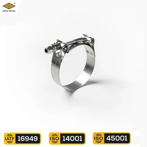 Wholesale 70-78mm 304 Stainless Steel T Bolt Clamp Bolts Clamps Factory Price T Bolt Spring Hose Clamp