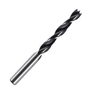 Precision Tungsten Steel Carbide Drill Bits Shank Dowelling Brad Point 3mm Diameter 35mm Working Length Wood Drilling Milling