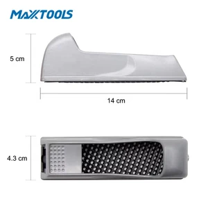 Portable 145mm Surform Wood Block Planer Zinc Alloy with 41mm 65Mn Blades for Industrial Woodworking Hand Tools