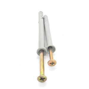 Best Seller High Quality Nylon/Stainless Steel Expansion Screws & Wall Plugs-Inch/Metric Sizes