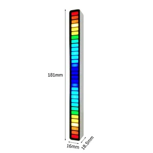 Voice-activated Pickup Rhythm Light for Car Office Bedroom Sound Control Rhythm Beating Light Colorful Music Atmosphere Lamp