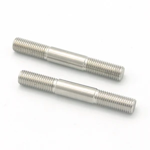 Direct Supply Manufacturer Stainless Steel Metric Double Screw Full Thread Stud Special Shape Chemical Double Head Processing