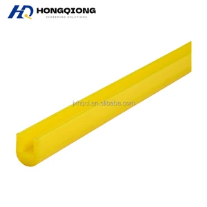 Hongqiong Custom Molded Polyurethane Clip-In Rail Support Strip Shock-Absorbing Backing Bar for Mining Screening Machine Screen