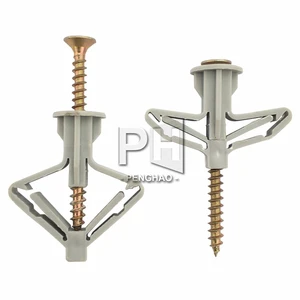 Expansion Drywall Anchor Kit With Screws Self Drilling Wall Pierced Special for Nylon Plastic Gypsum Board