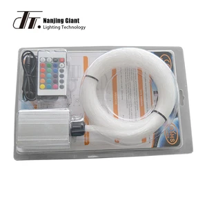 LED RGB PMMA Fiber Optic Starry Effect Light 5w Fiber Optic Kit for Car Ceiling
