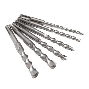 Cross Head Tip Sds Plus Shank Double Flutes Hammer Drill Bits For Masonry Concrete Brick Wall Drilling 16*260