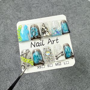 High Quality Nails Best Price Bulk Discount Fake Nail for Girls Press on Nails Artificial Fingernail with Glue