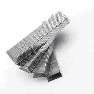 China Factory High Quality Hot-selling 1010J Code Nails Pneumatic Staples Upholstery Staples Tack Pin Sofa Staple