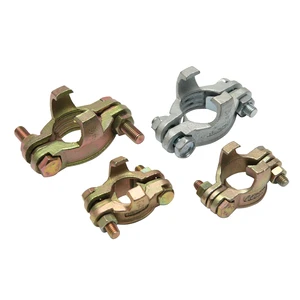 Factory Direct Sales Carbon Steel Double Bolt Clamps With Collar Malleable Cast Iron Double Bolt Clamps With Collar