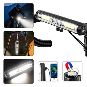 3000mah 21700 Digital Display 1700Lumen Night Riding 5 Modes Cycling Led IPX4 Waterproof Portable Type-C Rechargeable Front