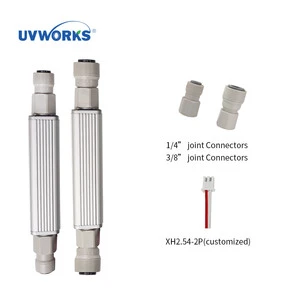 UVWORKS Whole House Water Treatment UV Water Sterilizer System with 3-5LPM 99.99% UV Lamp Disinfection Light 3W IP54 Rated