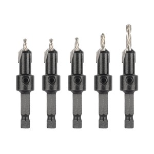 1/4 Hex Shank Avellanador Para Madera De Carburo Carbide Tipped TCT Wood Countersink Drill Bit For Wood Screw