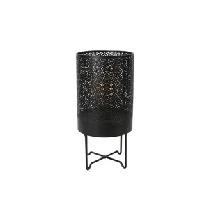 Housoutil Wrought Iron Hollow Metal Lantern for Block Candle for wedding & Indoor & Outdoor Use