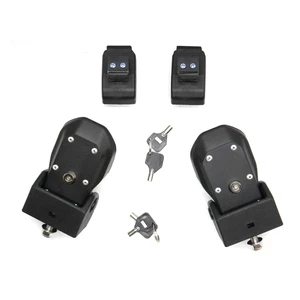 Hood Latches JL OEM Original Anti-Theft Hood Locking Catch Latch Kit with 4 Keys for 2018-2021 Jeep Wrangler JL/ Gladiator