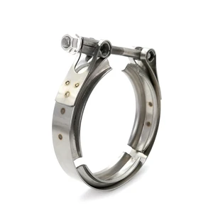 304ss Heavy Duty T Bolt V Band Clamps 1.5inch-6inch Exhaust Turbo Clamp With Flange Kits