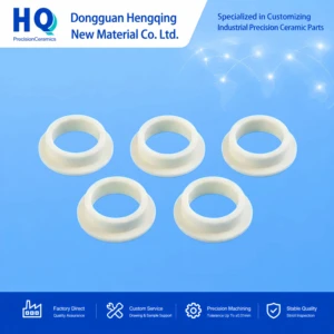 OEM Industrial Ceramic Ring High Temperature Insulating Ceramic Spacer Ring for Vacuum and Automation Equipment
