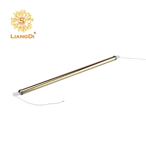 Infrared Heating Tubes Halogen Lamp 2000w Quartz Glass 5000 Hours Stadard Export Carton White Box OEM Home Heater Parts