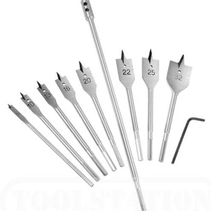 2025 3/ 4inch Hex Shank Wooden Flat Set Woodworking Chisel Drill Bit