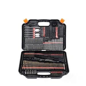 Multi-function 246 Pcs Drill and Bit Set HSS Drill Bits for Wood Plastics Cement and Metal Drilling