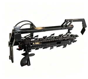 Farm Trencher Skid Steer Attachment Chain Saw Trencher Machine Universal Quick