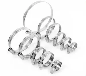 Quality German Type Hose Clamp Praise Slotted Head Screw Hose Clamps Stainless Steel Ss Pipe Clamp