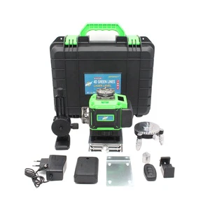 4D Laser Line Level For Construction 360 Green Cross Line Laser Level Tools 16 Lines