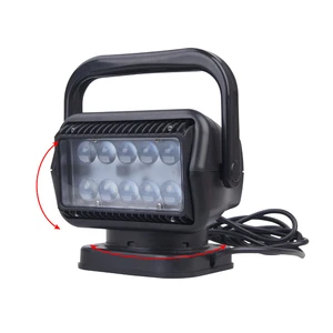 Long-Range Spot Beam LED Search Light Wireless Remote Spotlight for Off-Road Marine Boat Truck Car Boat Night Use