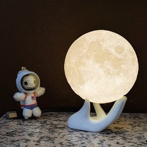 Customised Multicolor 3D Induction Lamps Night Light Mini ABS Material Modern Table Lamps Touch Mood Home Decoration for Kids