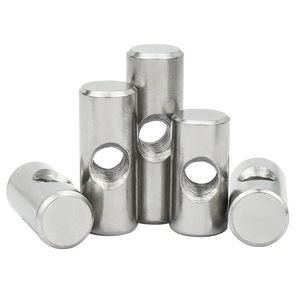 Custom Furniture Barrel Nut Barrel Nuts Cross Dowels Barrel Nuts 16mm X 10mm Zinc Plating Steel Stainless Steel Fasteners