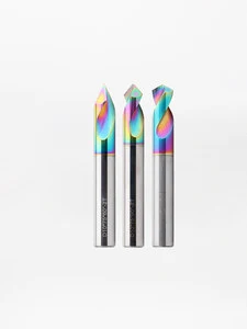 Colorful Aluminum Fixed Point Drill 9060120 Aluminum Alloy Special Positioning Drill CNC Center Drill Tungsten Steel