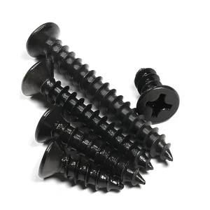 Countersunk Pan Head Self-Tapping Screws Carbon Steel/Stainless Steel Zinc Plated Hidden Installation for Furniture Wooden Doors