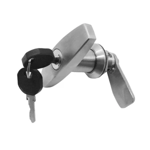 AOBO SUS316 Control Box Cam Electrical Quarter Turn Panel Latch Cabinet IP65 T Handle With Key 1333