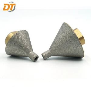 DT M14 Thread Diamond Beveling Chamfer Bit for Countersink Shower Porcelain Tile Hole Cutter for Angle Grinders