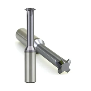 Solid Carbide End Milling Cutter with TiAlN Coating for Metal Thread Machining OEM & ODM Supported
