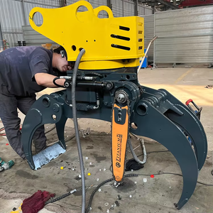 Free Shipping Excavator Attachments Clamp Saw Branch Tree Cutting With Chain Saw Tree Cutter and Move