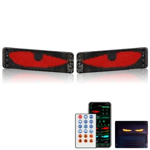New Smart App Programmable DIY Devil Eyes LED Light with High Brightness Aluminum Material Universal Fit for Cars