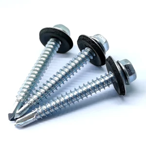 High Quality Steel Hexagonal Head Self-drilling Self-tapping Screw Galvanized Carbon Screw Self-drilling Metal Screw