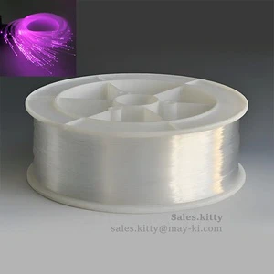Led Fiber Optic Light 0.75mm End Emitting Optic Fiber PMMA Cable for Starry Sky Optique Fibra Star Lighting