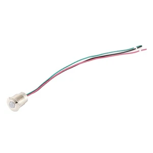 2.4V- 220V 16mm Prewired Indicator Light LED Panel Warning Signal Lamp White Red Green Blue Yellow